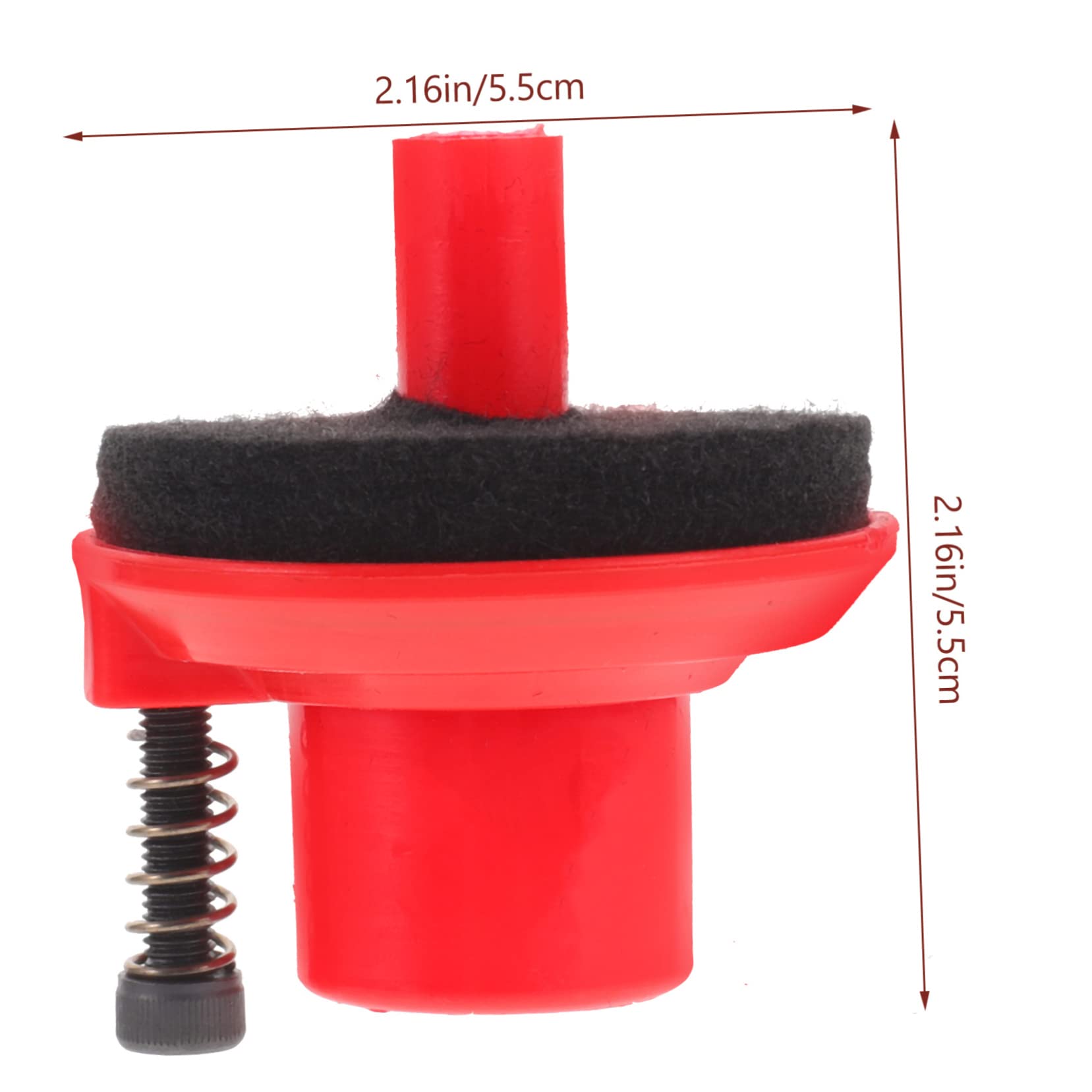 Holibanna Drum Stand Accessories Cymbal Replacement Parts Anti-skid Felt Pads for Drum Kit Red Gaskets