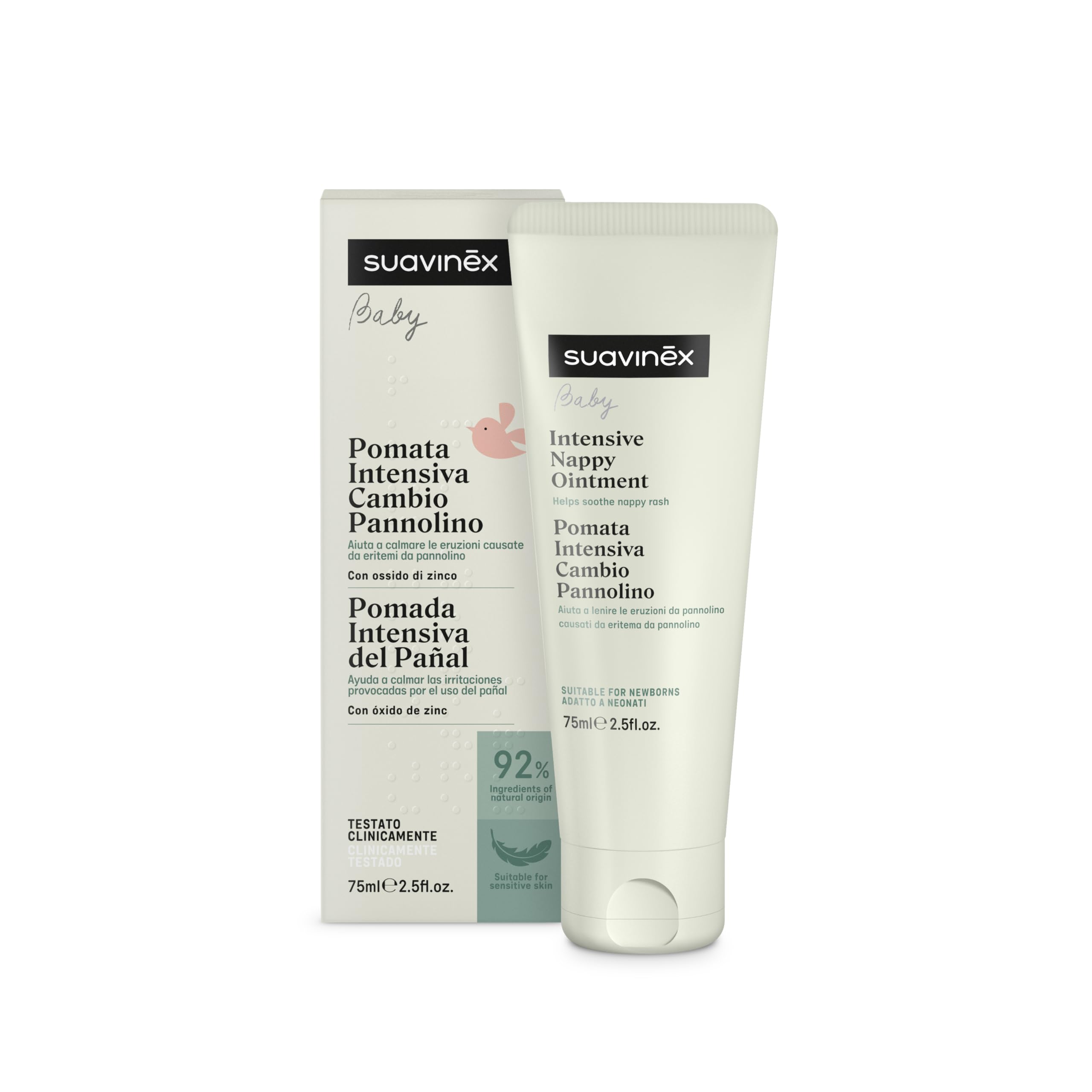 Suavinex Pomata Intensiva Per Cambio Pannolino Neonati 75 Ml