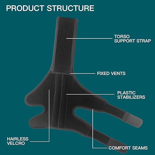Miniatura 4 de Soporte ajustable para cadera y pierna de perro, soporte para dolor en las articulaciones, desgarro de LCA, artritis, displasia de cadera,