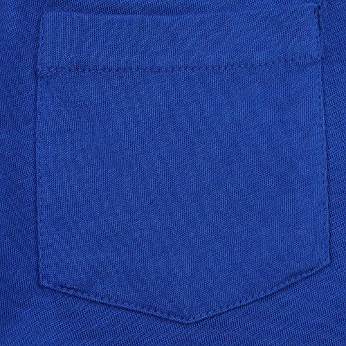 JIAHONG Short de corrida infantil para meninas 100% algodão com cordão de 3 a 12 anos, Azul, 11-12 Y