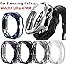 WONJOY Case Compatible with 2024 Samsung Galaxy Watch 7 Ultra 47mm, Soft TPU Bumper Clear Protective Cover for Men Women Accessories (Silver) (Transparent)
