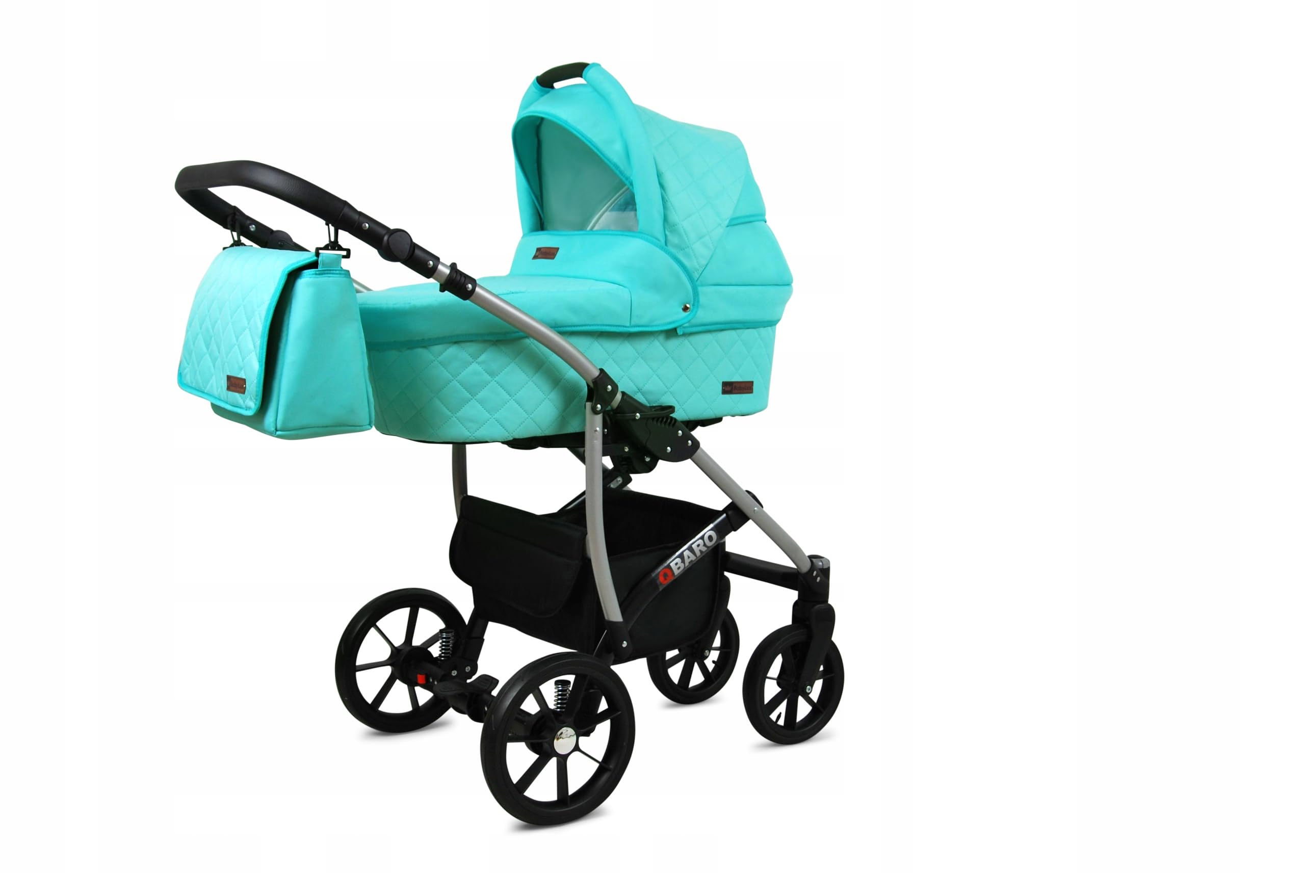 BabyLux Kinderwagen Set 3 in 1 Qbaro Babywanne Buggy Sportsitz Auto-Babyschale Kombikinderwagen Wickeltasche Regenschutz