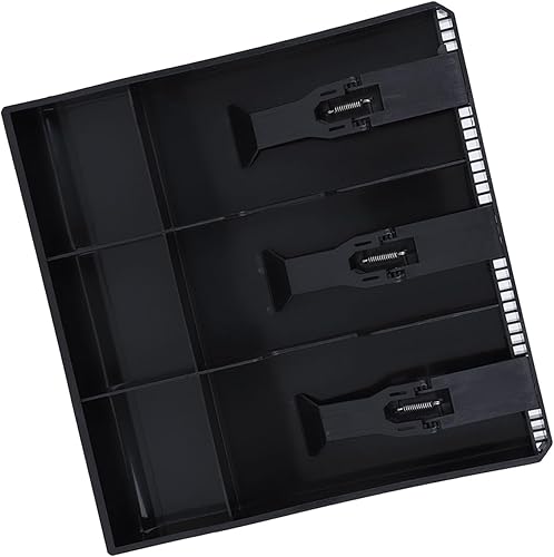 Miniatura 7 de YWBL-WH - Bandeja de repuesto para cajón, 3 facturas, 3 cajas de almacenamiento de dinero extraíbles, 9.6 x 9.6 x 1.4 pulgadas