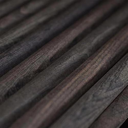 Miniatura 8 de Varillas de madera de ébano, de 5.91 pulgadas, de madera de Blackwood africana, bloques de tallado de madera en blanco, para tallar y tallar (10