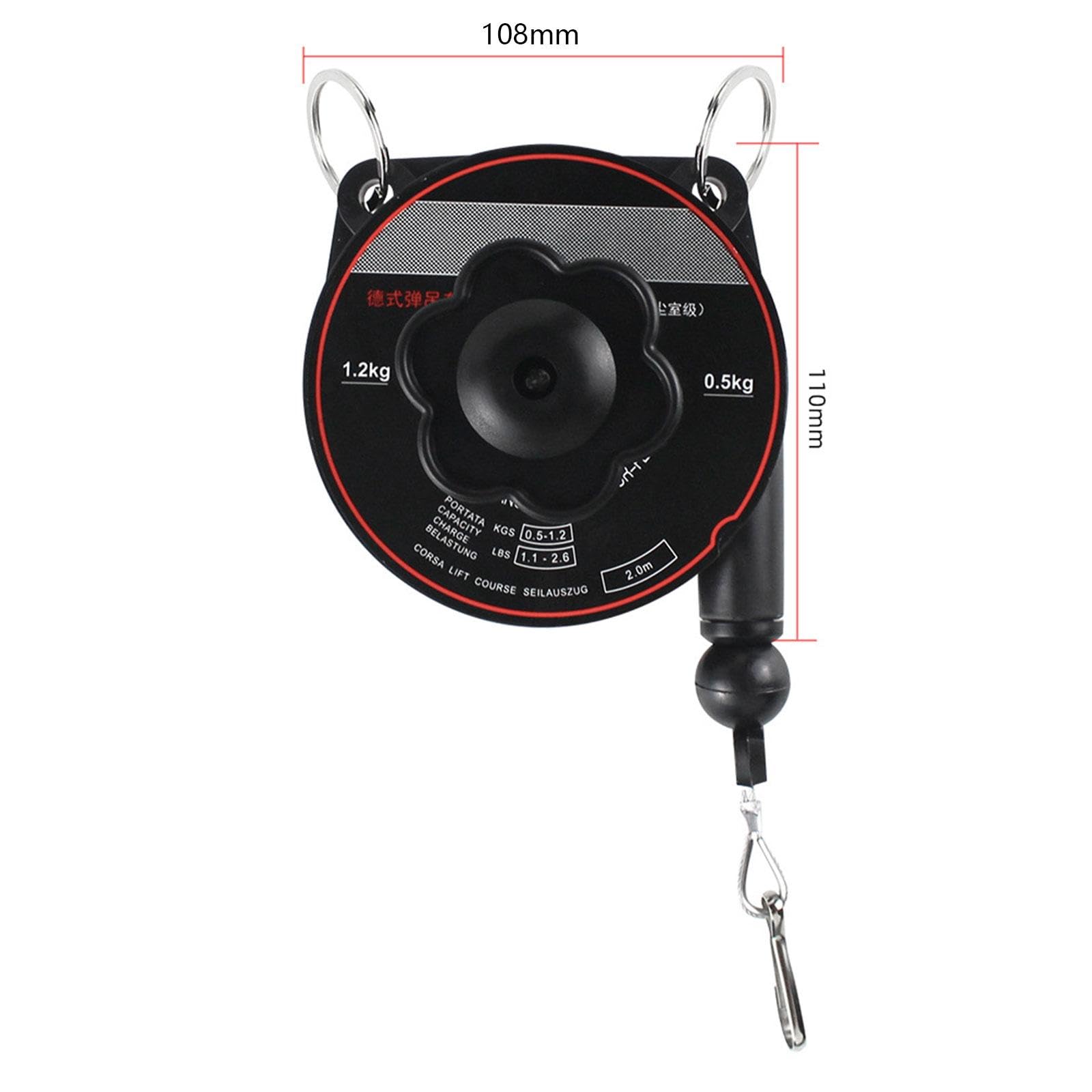 Pièces de Rechange pour équilibreur à Ressort Réglable 2M pour équipements Suspendus, 0,5 à 1,2KG