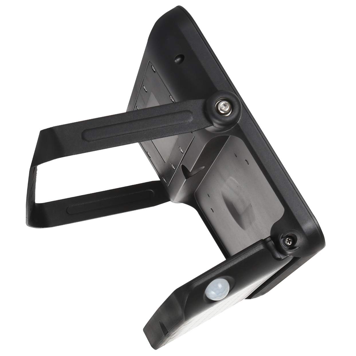 Proventa | LED Solar Profi-Strahler mit Bewegungsmelder | Li-Ionen-Akku | 10 W | 1.080 Lumen | IP65 | Helligkeitssensor | 3 Betriebsarten einstellbar | Farbe: schwarz