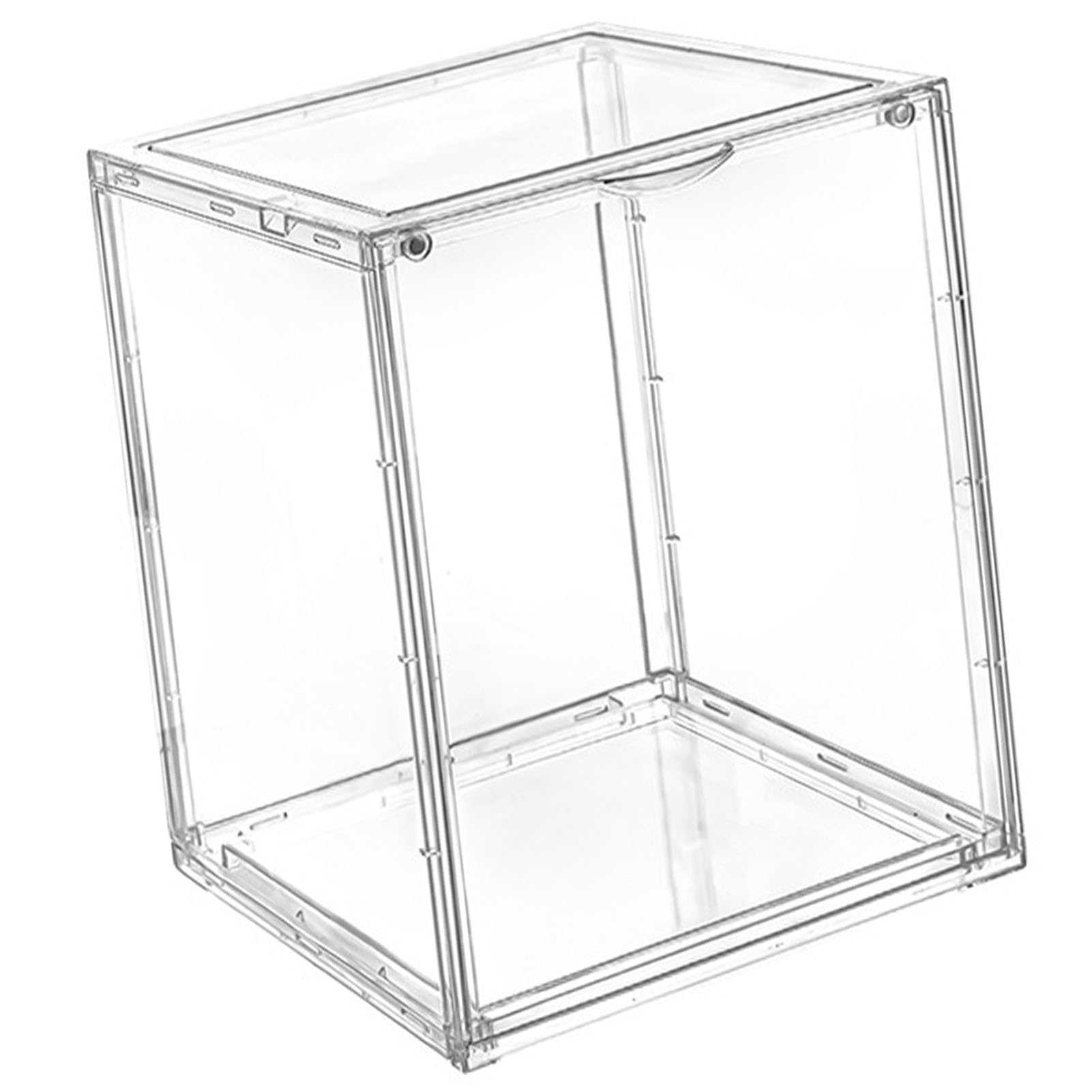 Vetrina per Bambole di Grande capacità Vetrina Trasparente per Action Figure da Collezione Supporto Magnetico Antipolvere per Bambole