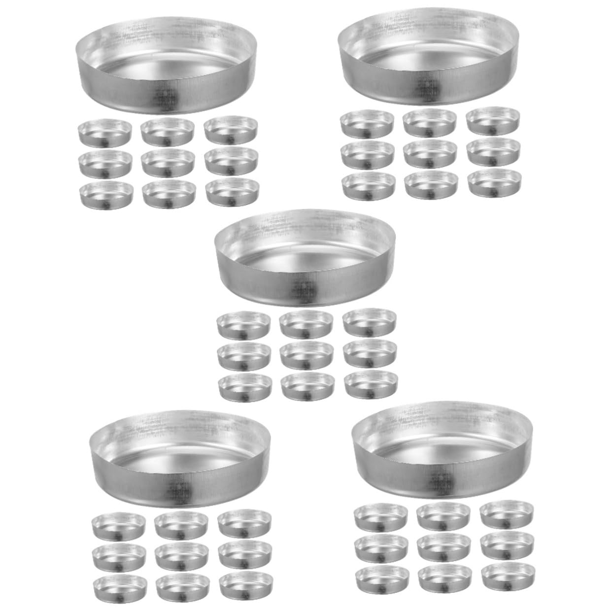 Mobestech 50pcs Weighing Dishes Lab Weighing Trays Sample Storage Foil Boats for Accurate Measurement Laboratories