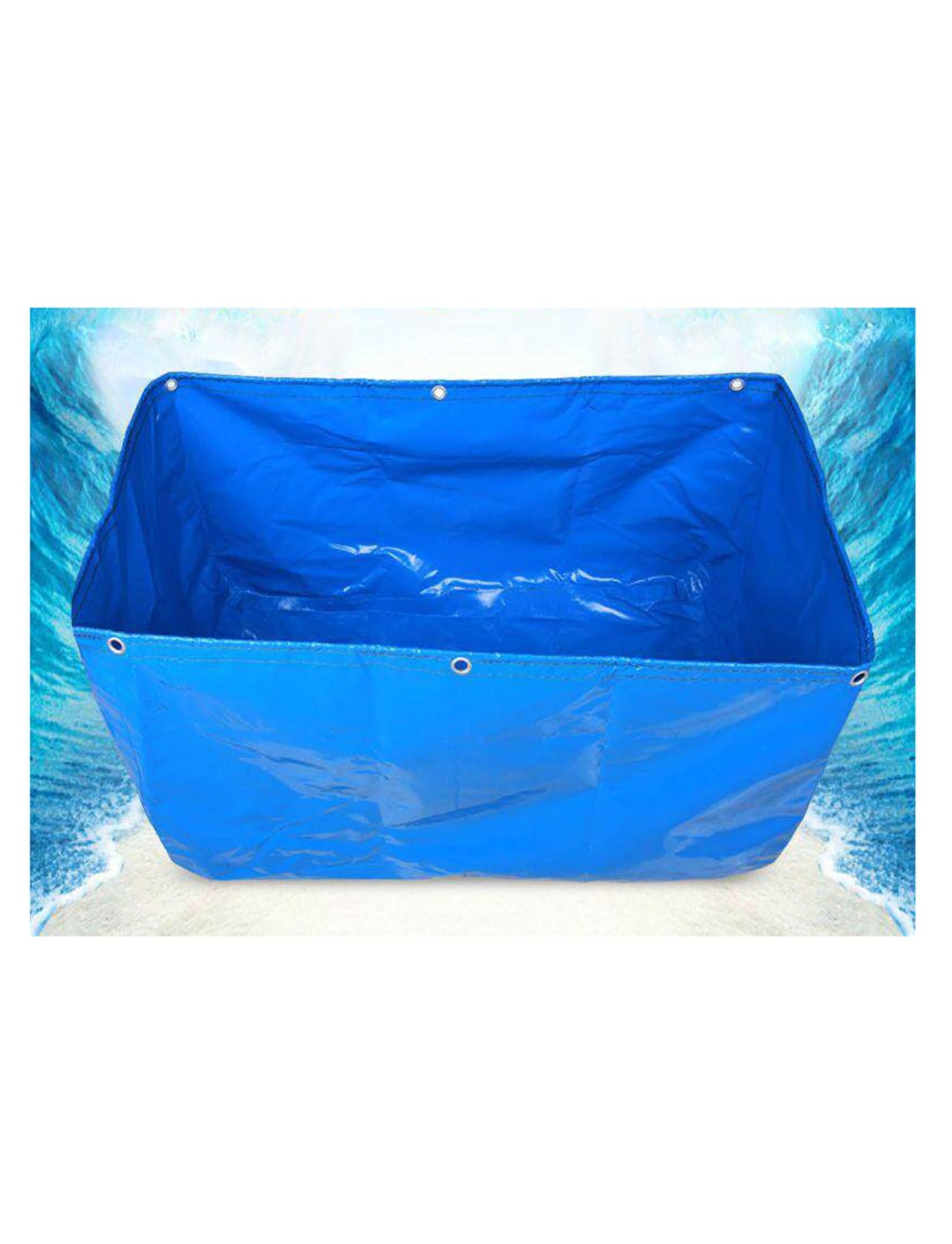 Aquarium étanche et pliable en PVC pour élevage de crevettes de jardin