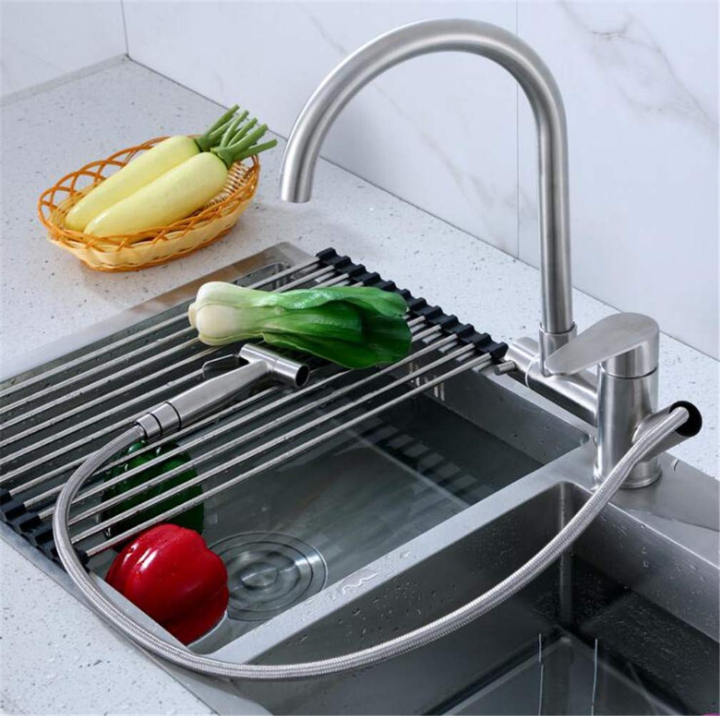 Robinets de Cuisine En Laiton Nickel de Cuisine Robinet de Chantier