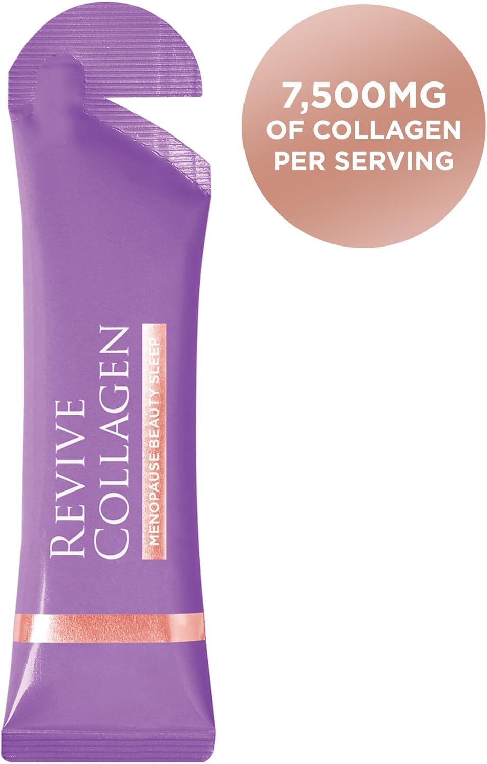 Revive Collagen Menopause Beauty Sleep — Hydrolyzed Marine Collagen Drink for Women, 7,500MG, Zinc, Chicory Root Fiber, Vitamin D & K, Supports Sleep Quality, Apple & Blackcurrant Flavour — 14 Sachets - Image 3