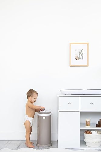 Miniatura 10 de Ubbi, cubo de pañales de acero inoxidable, con bloqueo de olor, sin necesidad de bolsa especial, galardonado, imprescindible para el registro, color