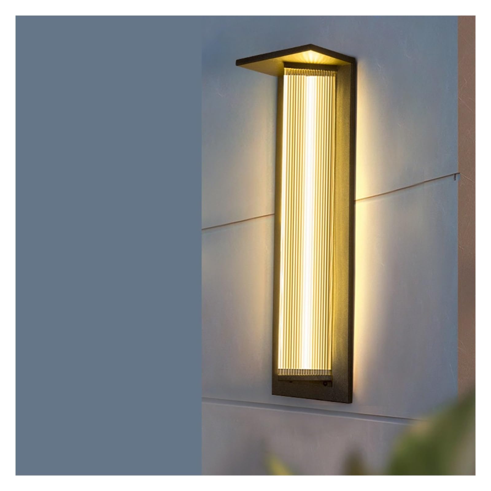Applique murale extérieure 10W éclairage chaud 30CM pour cour et balcon - 3
