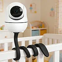 Suporte giratório flexível para câmeras de segurança internas e externas, inversamente compatível com Ring, Blink, Eufy, Google Nest, Wyze e outras câmeras (preto, 42,5 cm)