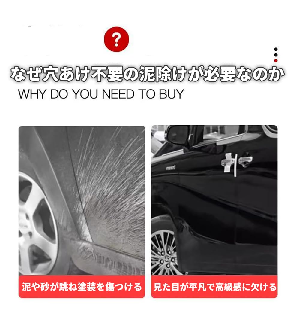 Amazon | マッドガード アルファード40系 泥除け プロテクター