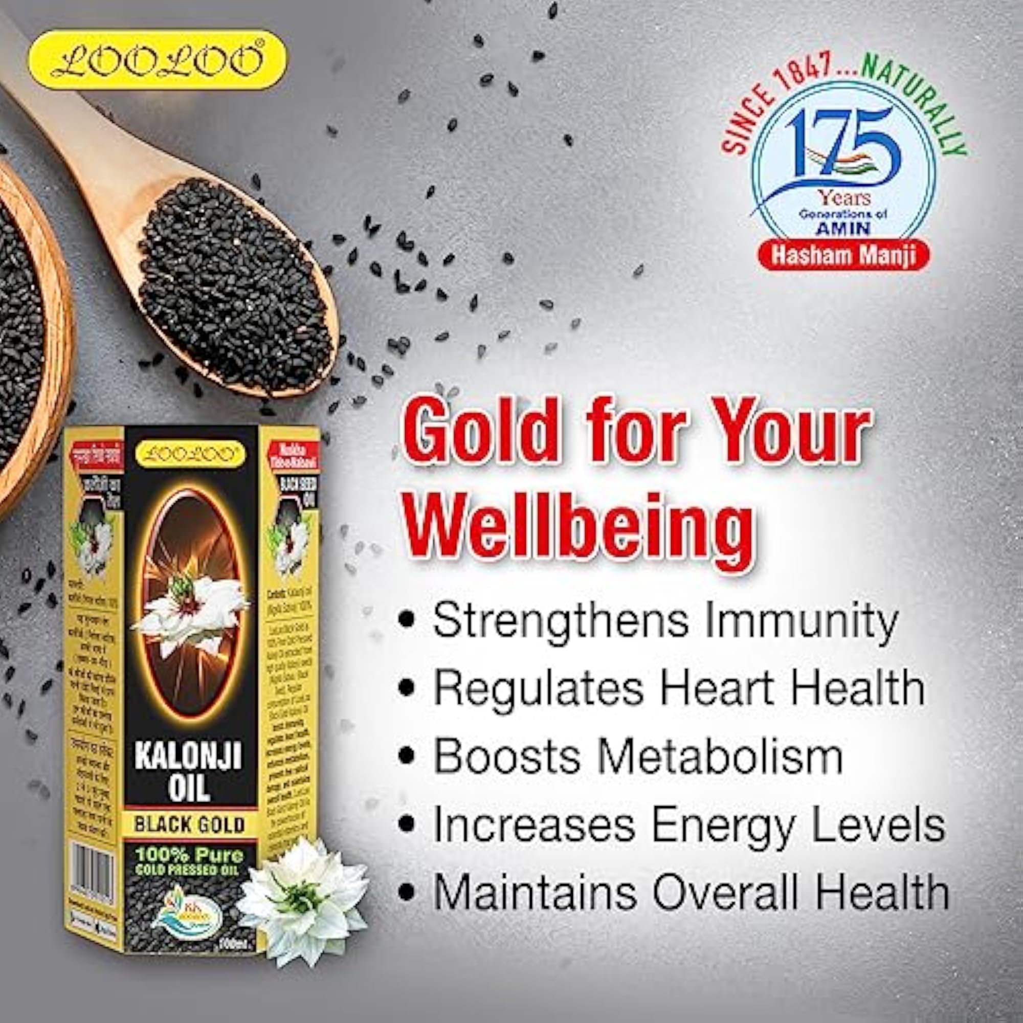 LooLoo Combo of 3 Herbal Products for Oral Health