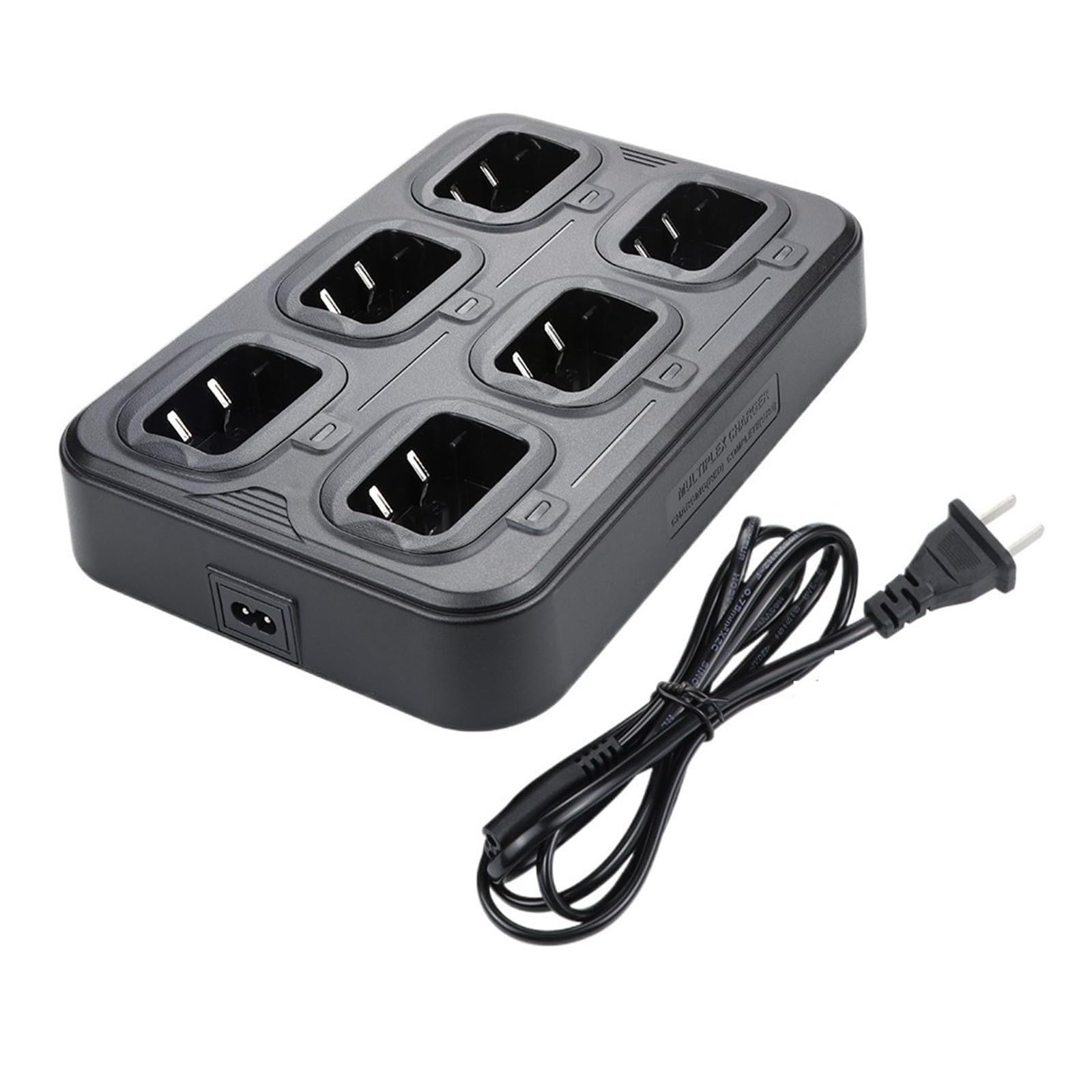 Cargador de Seis vías, Compatible con BAOFENG, Walkie Talkie