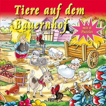 Board book Puzzlebuch - Tiere aus dem Bauernhof [German] Book
