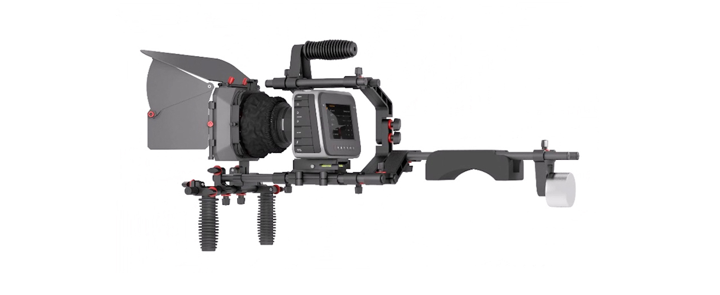 Amazon.com : FILMCITY Camera Shoulder Support Rig Kit with Cage
