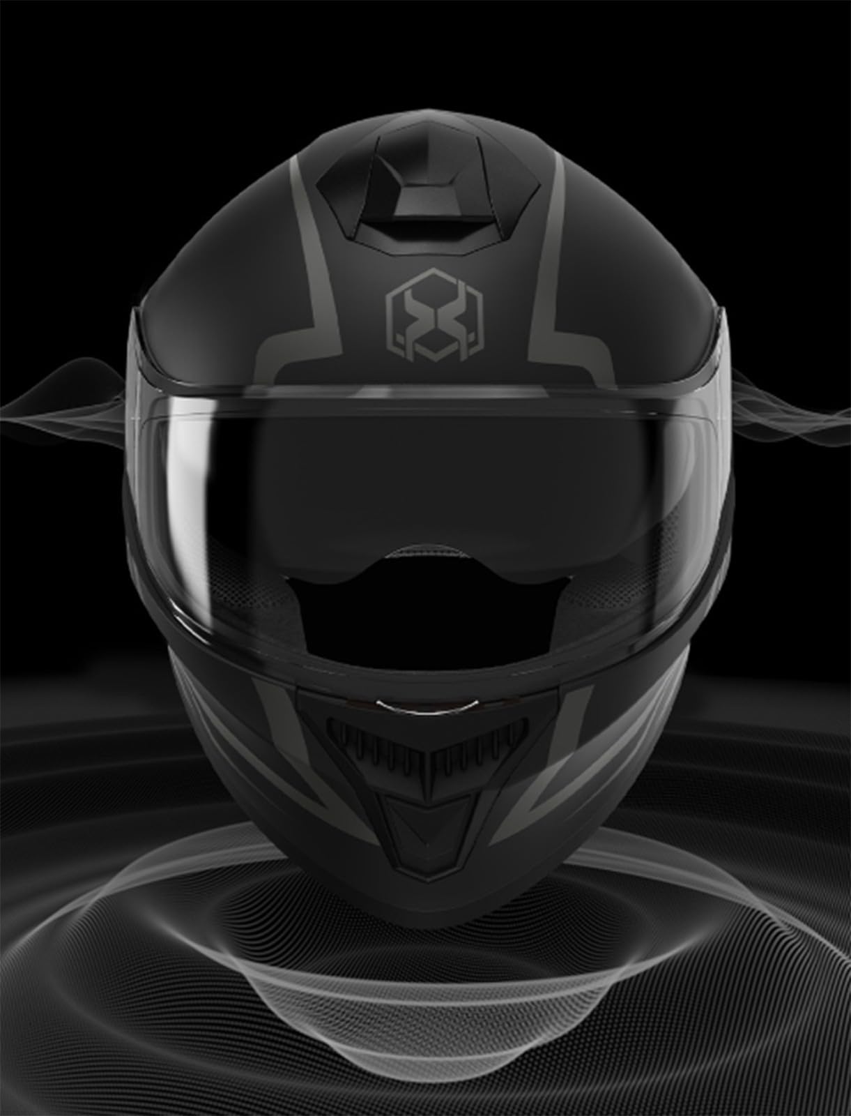 Casco Integrale da Moto Casco Integrale apribile per Adulti con Doppia Visiera Parasole Certificato ECE per Casco modulare da Uomo e da Donna per Scooter Touring J,54-61CM