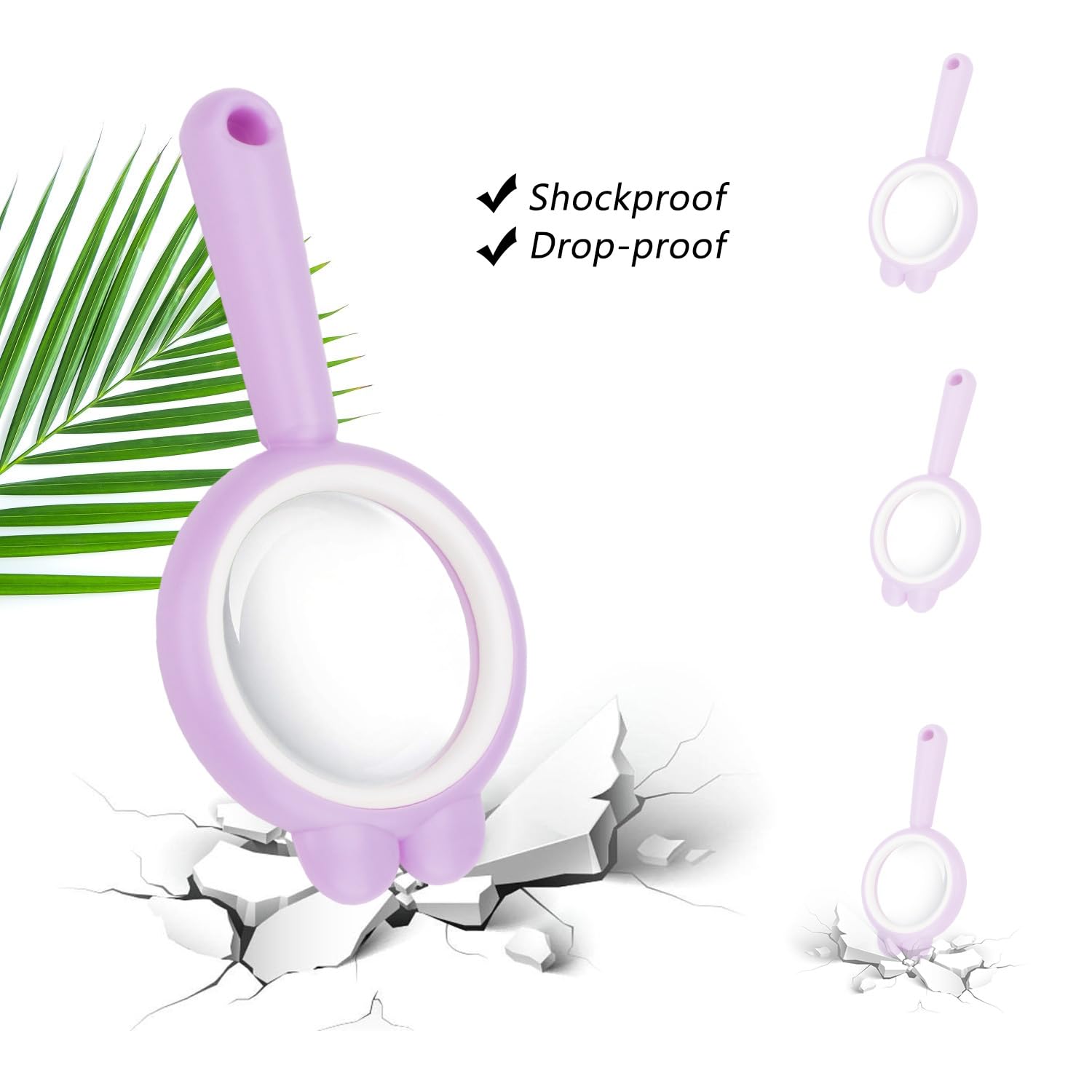 Magnifying Glass Small Snapklik.com : Small Magnifying Glass 4X Drop Resistant Magnifier ...