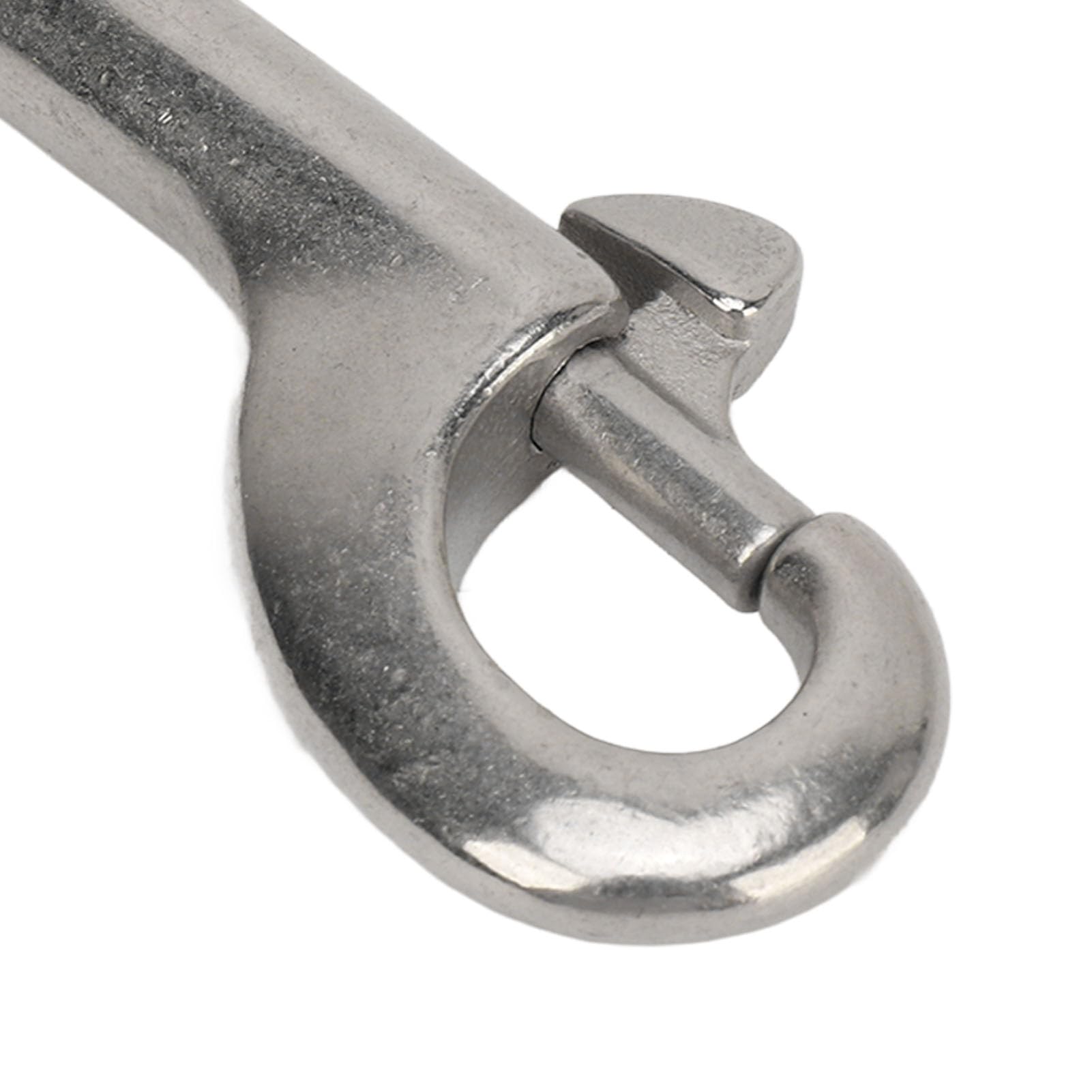 Ejoyous Mousqueton à Double extrémité Clips de Fixation à Vis en Acier Inoxydable 316 4PCS Fermeture à Ressort Charge de 4 à 80 Kg pour Chaîne de Corde Marine Yachting Plongée et Utilisation (100mm)