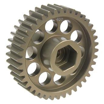 Aluminum 40T Diff Spool Gear for Tamiya Bullhead Super Clod Buster/Clodbuster Pick-up Track RC Car Upgrade Parts