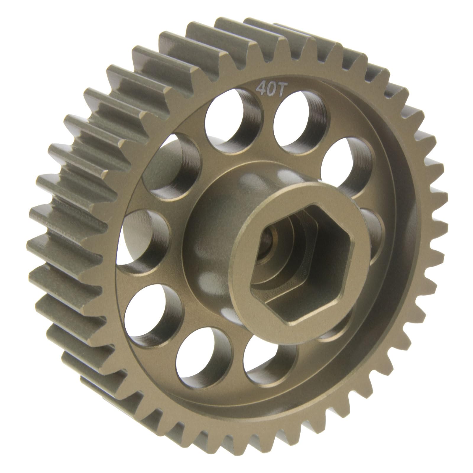 HOBOHY Aluminum 40T Diff Spool Gear for Tamiya Bullhead Super Clod Buster/Clodbuster Pick-up Track RC Car Upgrade Parts