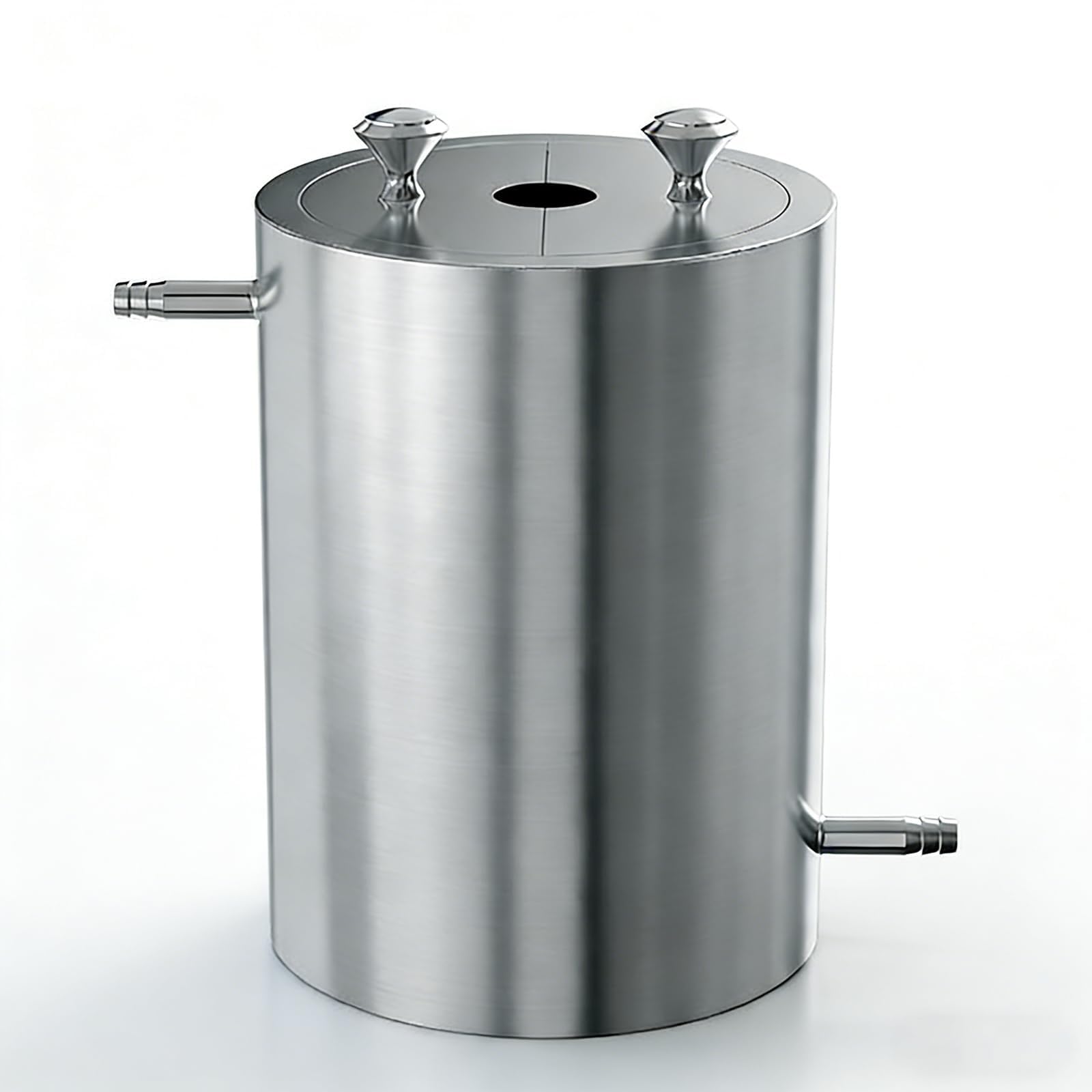 Bęben laboratoryjny ze stali nierdzewnej, dwuwarstwowa beczka do mieszadła dyspergującego, pojemność 1,5 l, 2,5 l, 4,5 l, idealny do zastosowań laboratoryjnych i mieszania
