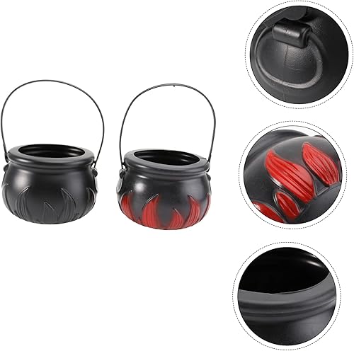 Miniatura 9 de ARTIBETTER 6 piezas de tarro de bruja pote portátil de plástico niño