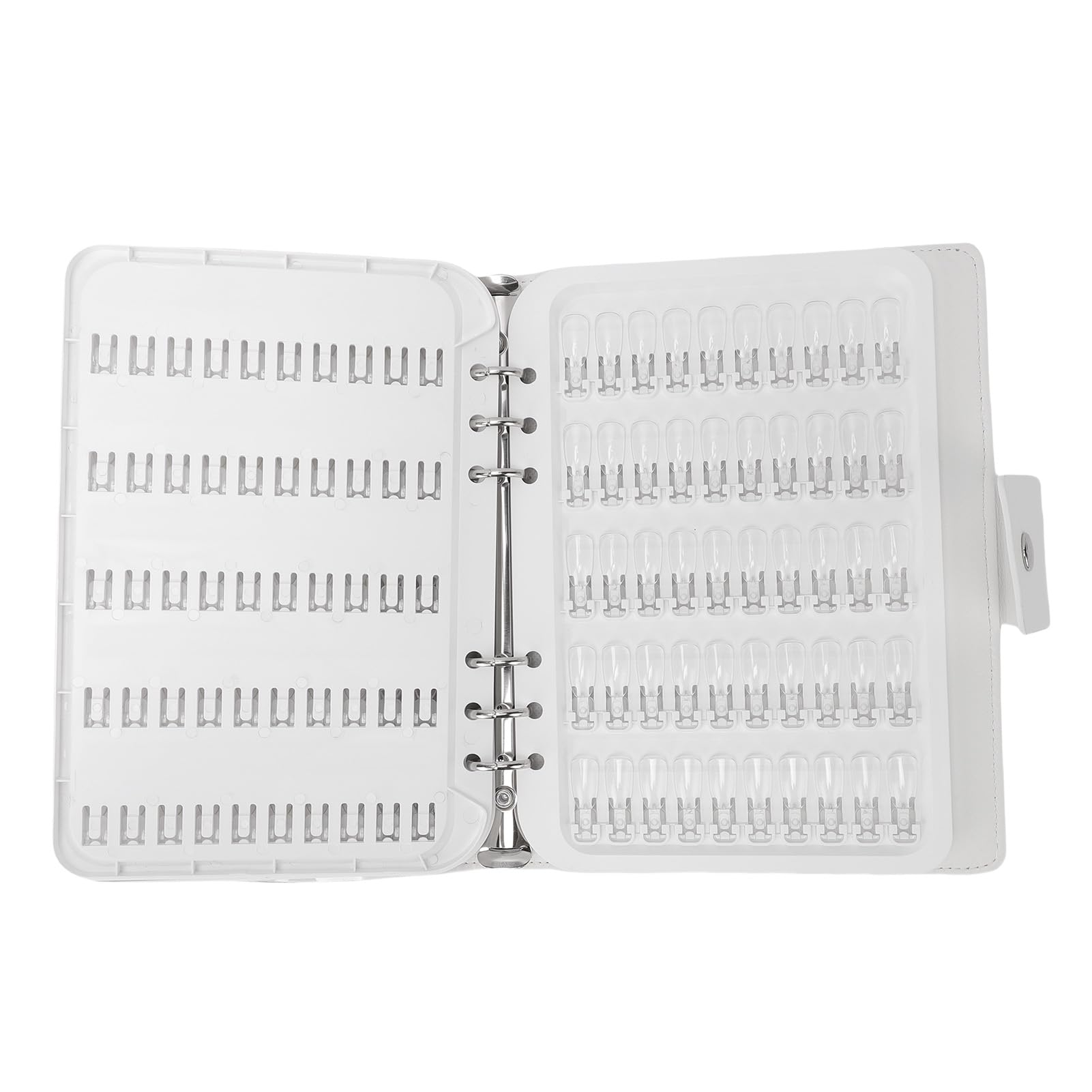 Libro con Display a Colori per Unghie 150 Colori - Libro con Campioni di Unghie con Finte Trasparenti, Copertina in Pelle PU per Casa e Salone, Perfetto per gli Appassionati di Nail Art
