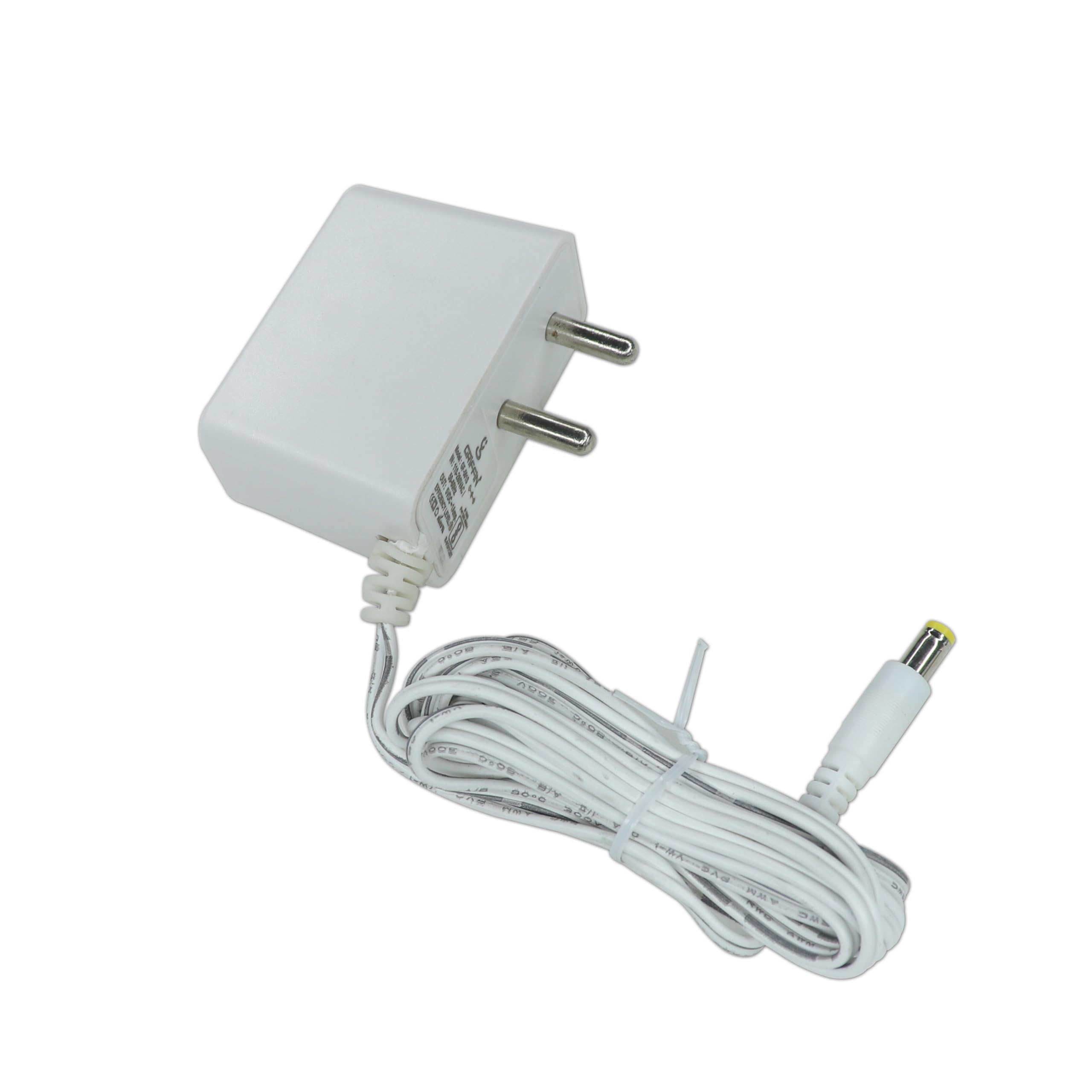 Electronic Spices 5V 1A DC Power Supply White Adapter with Male Plug (5.5mm) pin Connector-image-2