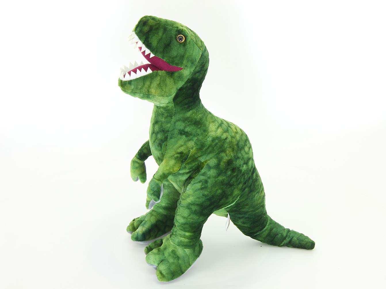 Peluche De Dinosaurio T-Rex De 40 Cm – Suave, Realista Y Abrazable, Ideal Para Regalo, Decoración O Como Almohada Antiestrés (Verde)