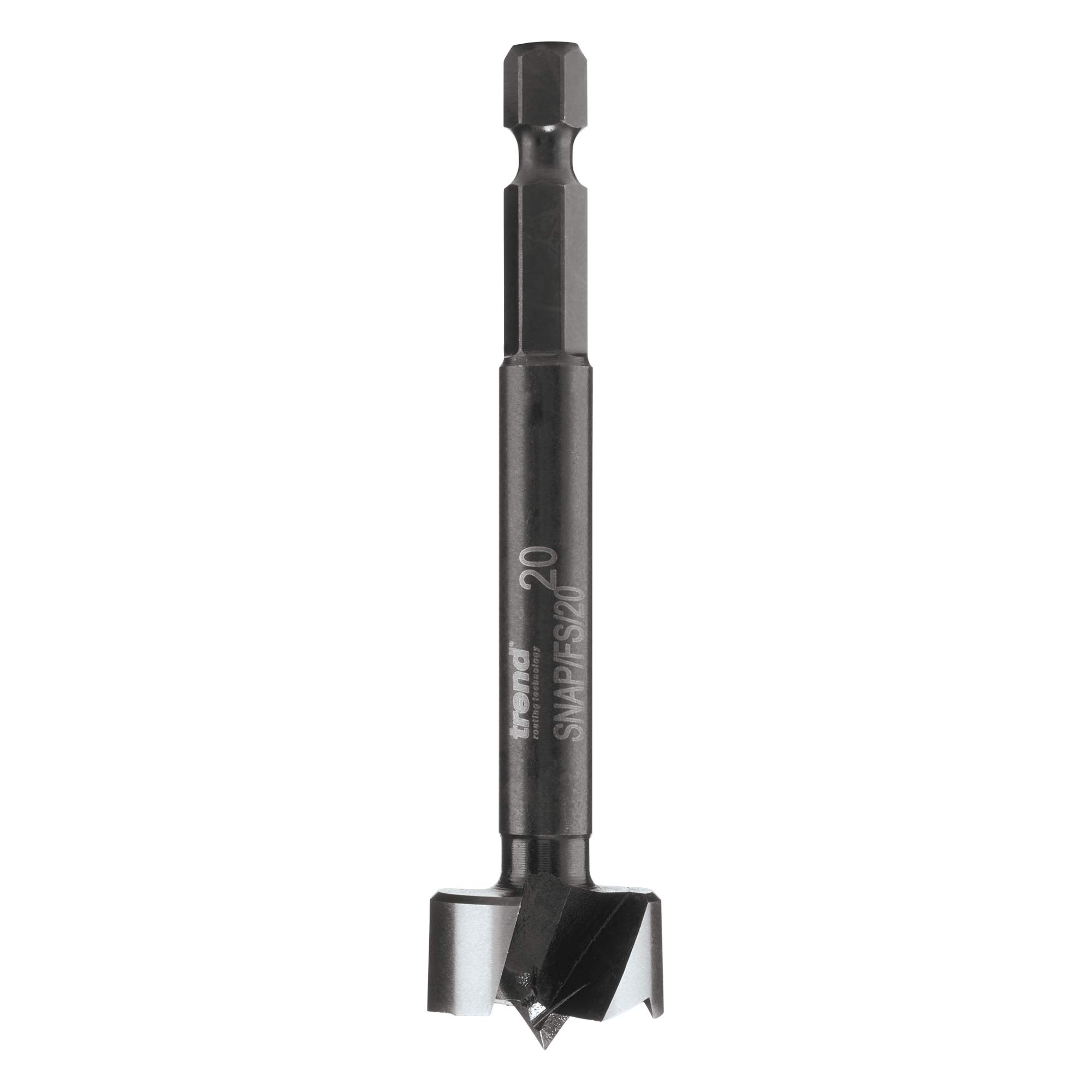 Trend Snappy Foret Forstner 20 mm, trous précis, libération rapide