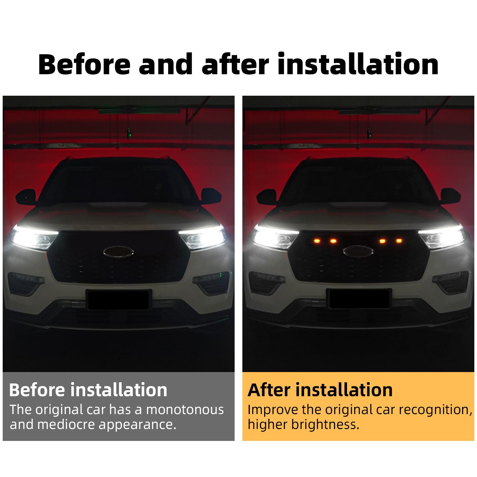 Amazon.com: FDAIUN LED Front Grille Light for Ford Explorer
