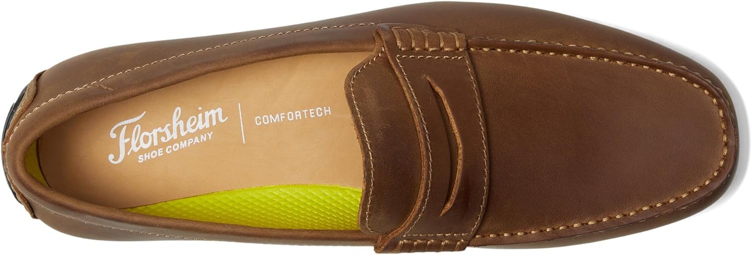 Florsheim Motor Smooth Moc Toe Penny Driver Men's Slip On - Image 3
