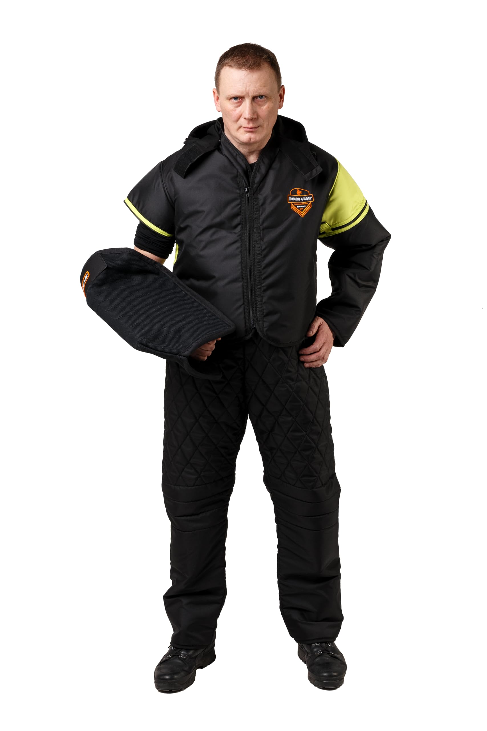 Dingo Gear Dog Training Suit for IGP Sports Agitation Decoy Size M Lime S01034