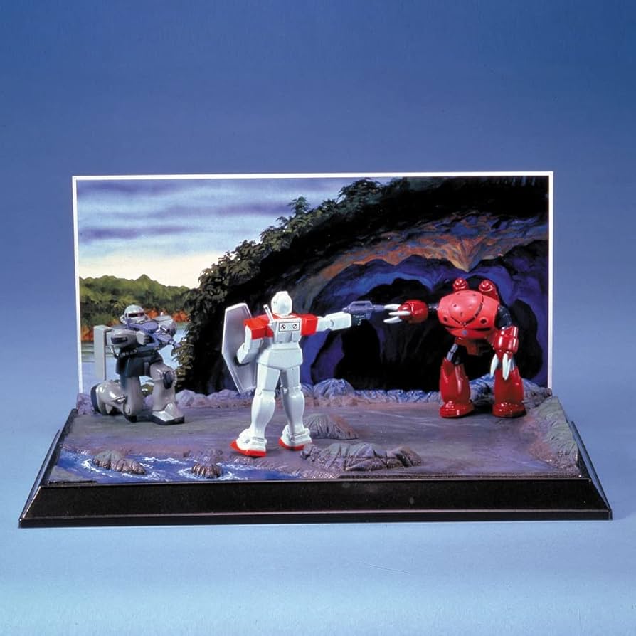 ガンプラ情景模型　ジャブローに散る Amazon | 〈旧キット〉 機動戦士ガンダム ガンダム情景模型