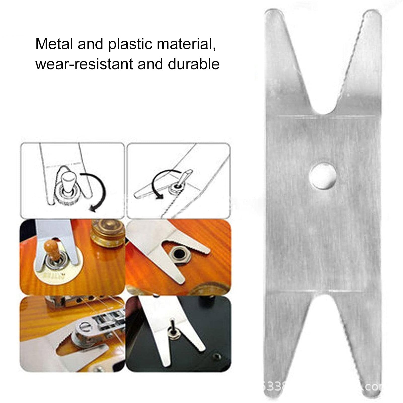 Outils de réparation de guitare, lime polie, Kit de réglage de mesure d'instrument de musique en acier inoxydable, ensemble complet pour l'entretien de la guitare