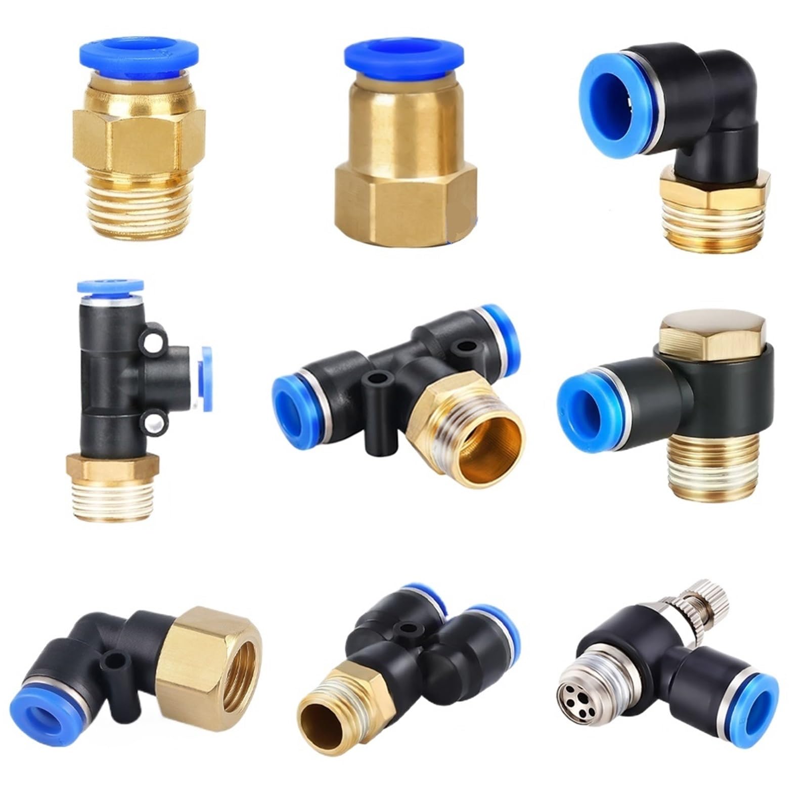 Connecteur pneumatique PD 10mm résistant aux vibrations et fuites d'air