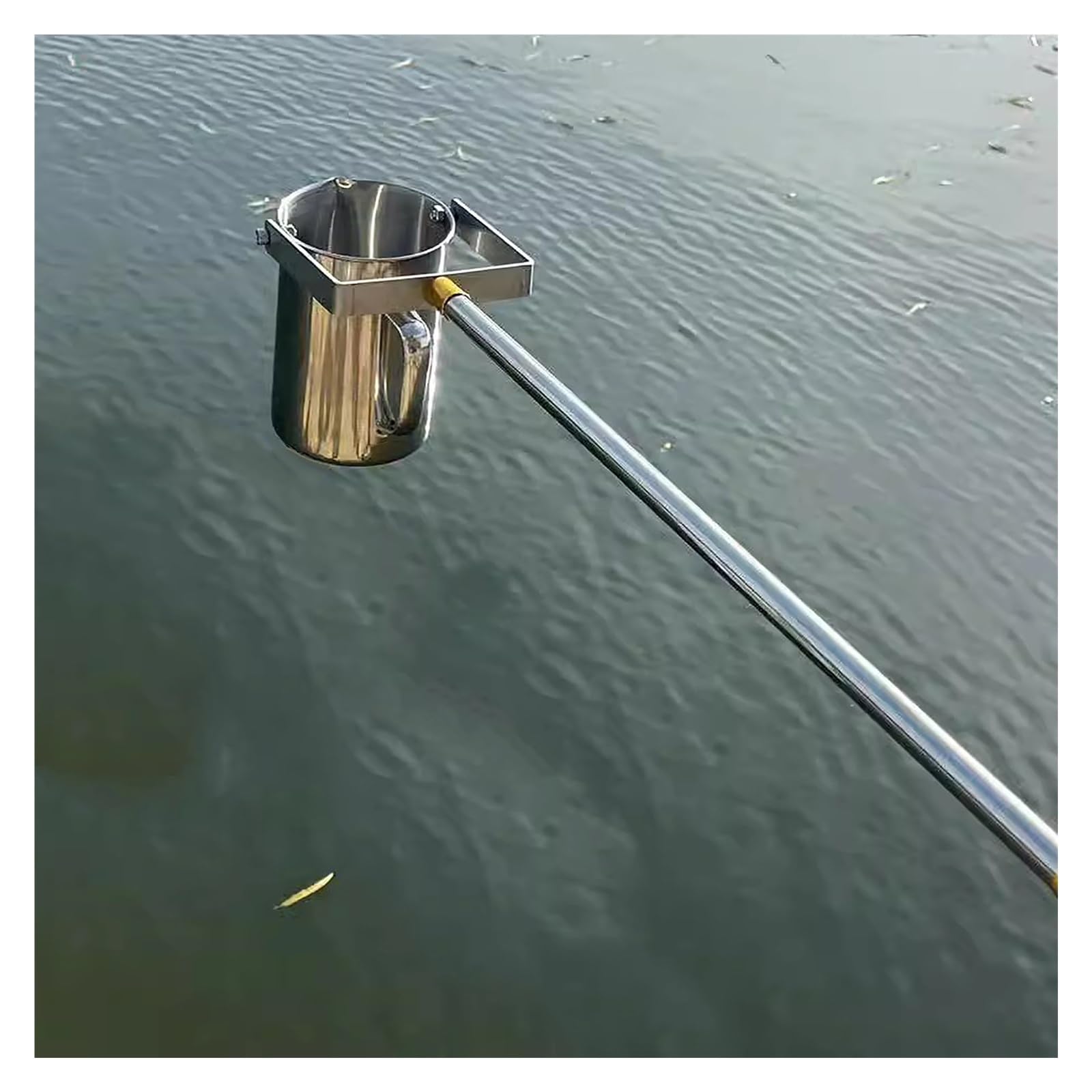 Échantillonneur de liquide portable pour lacs et rivières avec perche pivotante 1000ml