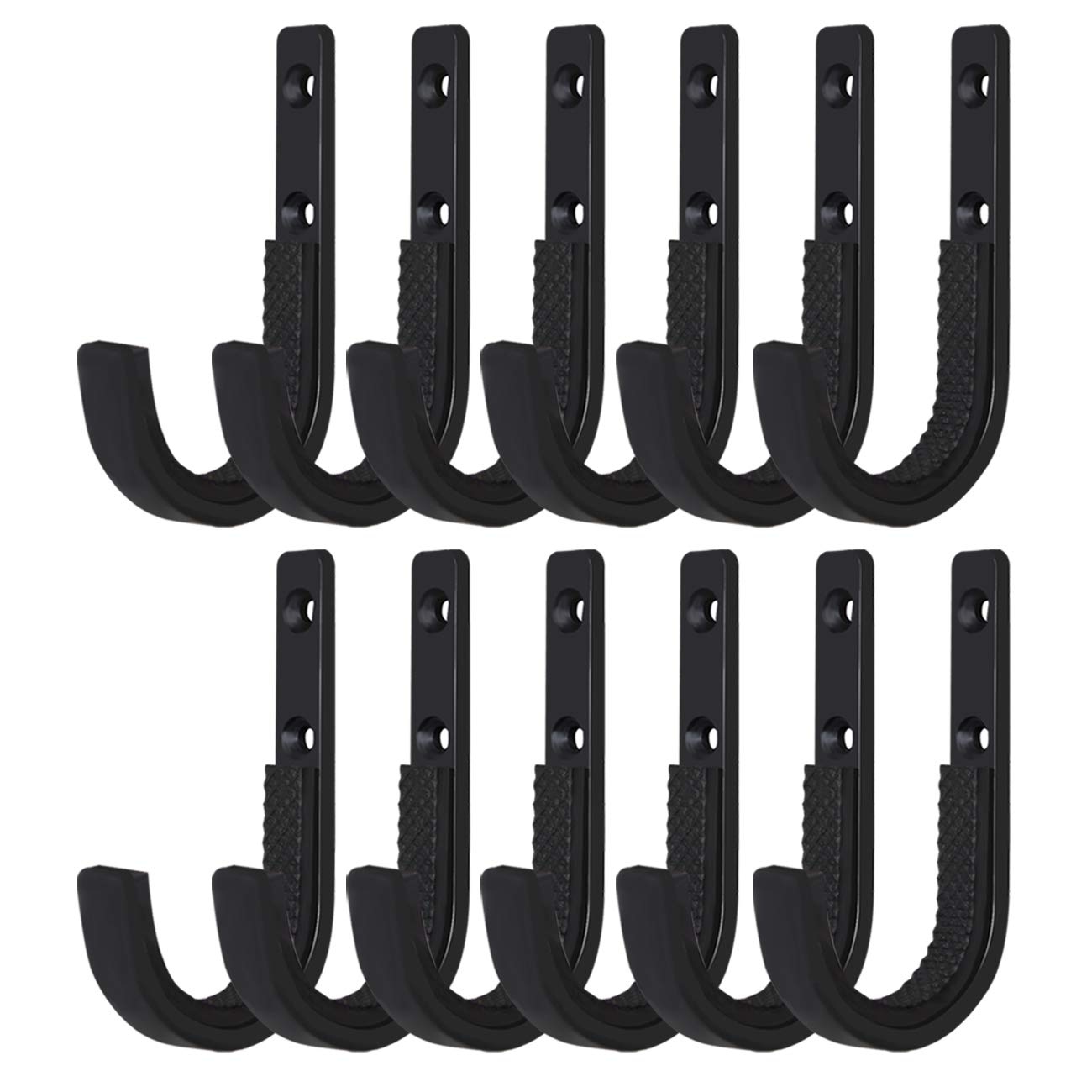 Buy Mind and Action Horizontal Metal Rack and Hooks Hangers Store and Bow, Wall Storage Online