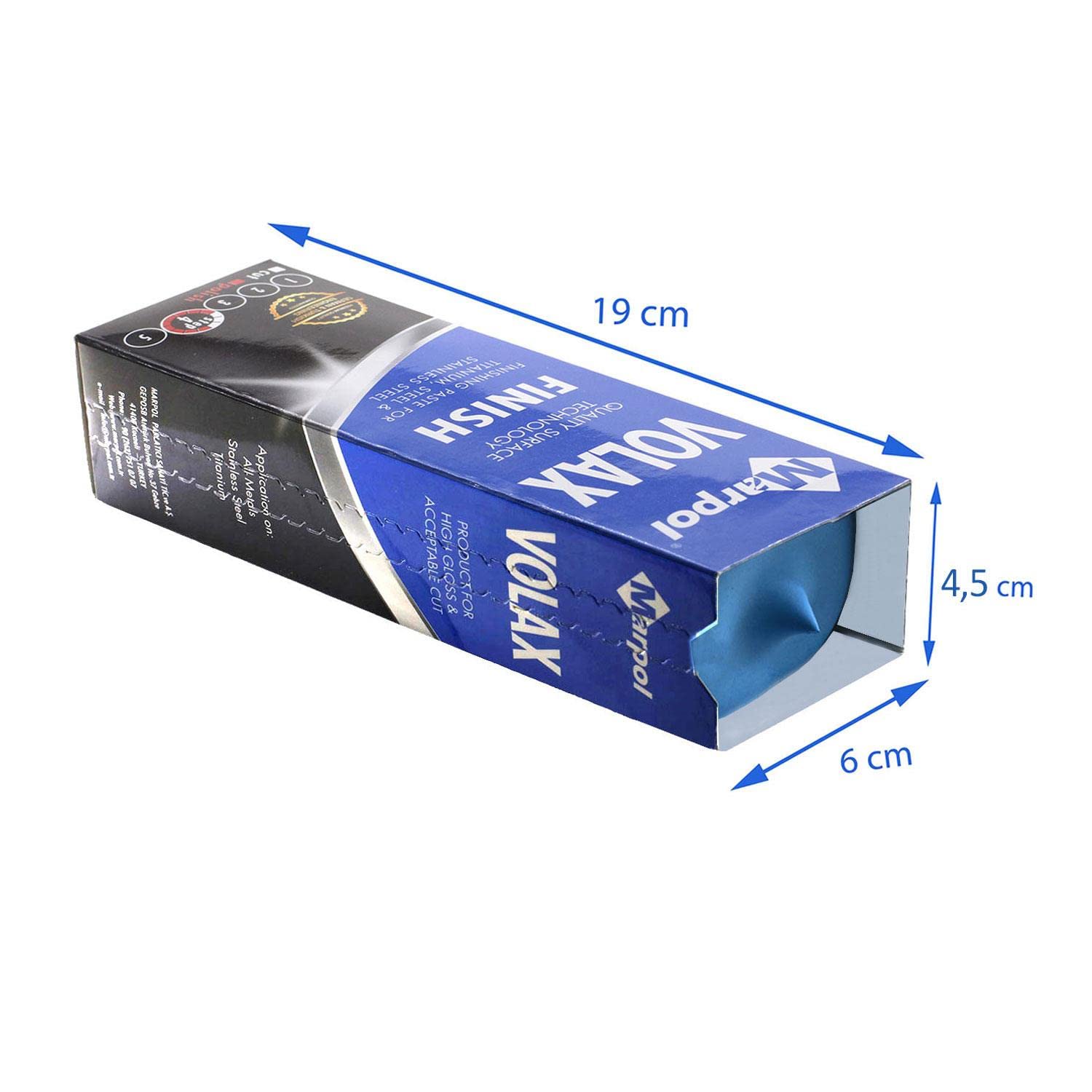 Badem10 Don Yağı Polisaj Parlatma Metal Cila 1 Kg + Polisaj Keçesi 115 mm