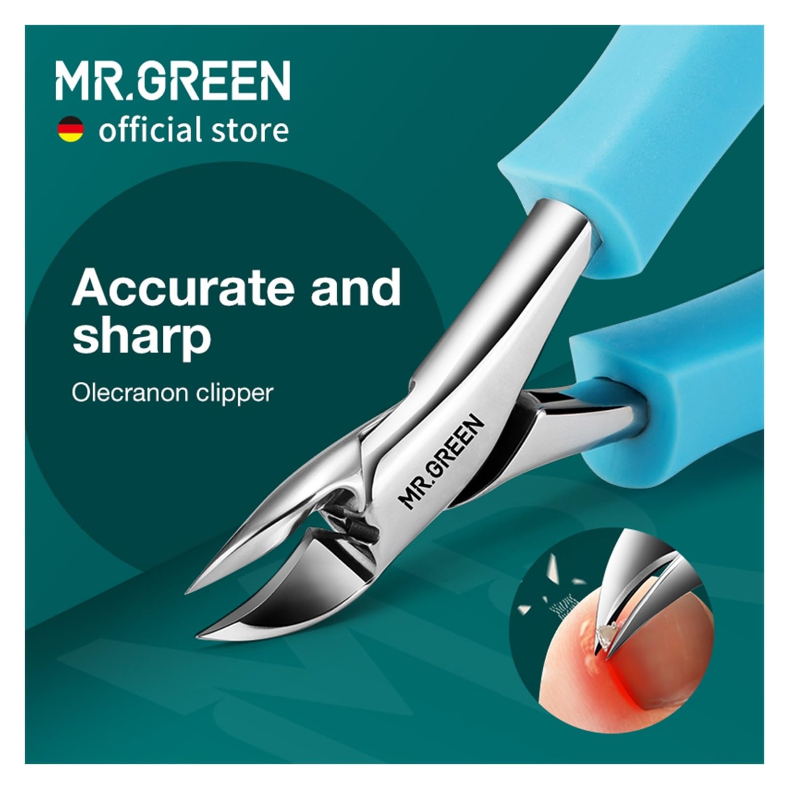 1pcs Cutters Pedicure Manicure Tools | Easy operation, home salon applicable(Mr-1033-OR-plus)