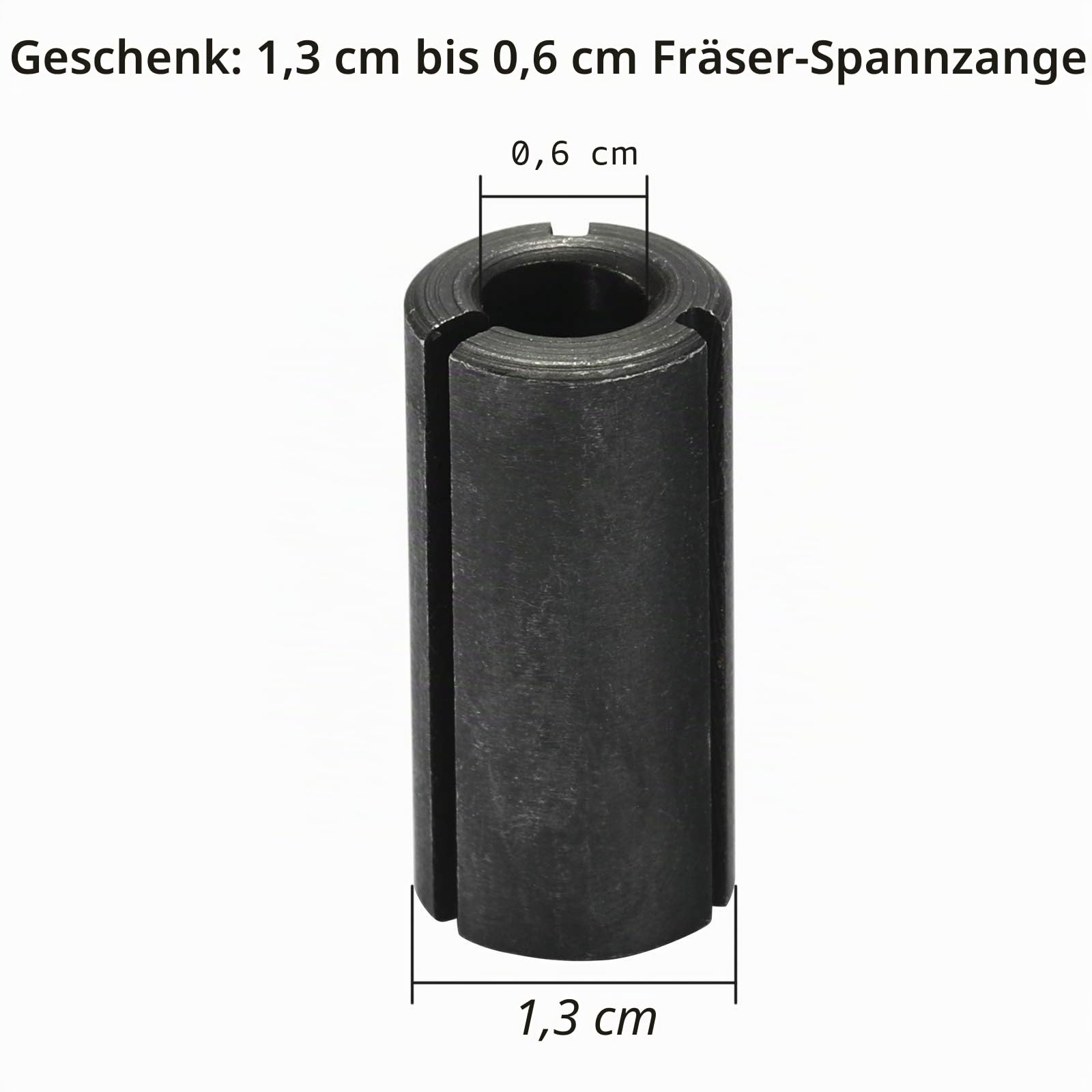 Genmitsu 3 x CNC-Spoilboard-Fräser-Bits mit 3 Nuten, 1/4-Zoll-Schaft, 2,4 cm Schnittdurchmesser, Plattenfräser für Holzbearbeitung, RB03A
