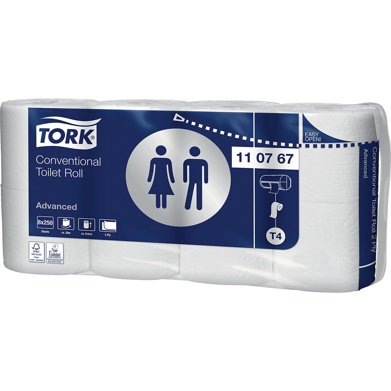 Tork 110767 papier toaletowy 2-warstwowy 64RL biały