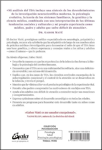 Mentes dispersas: Los orígenes y la curación del Trastorno por Déficit de Atención (TDA)