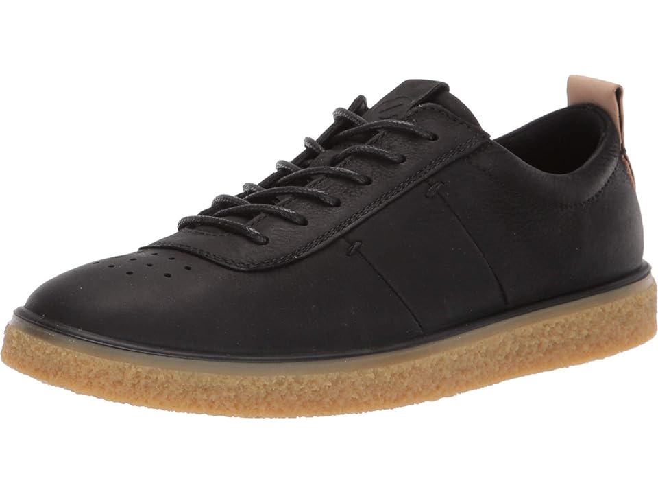 

ECCO Crepetray Lace-Up (Black Nubuck Leather) Women's Shoes