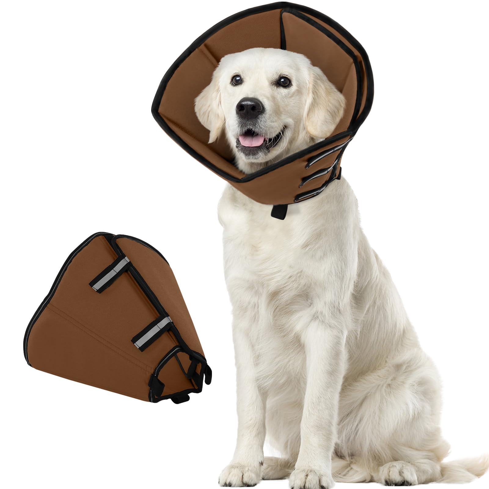 PUZAUKAL Dog Cone Collar, Dog Cones After Surgery Soft,