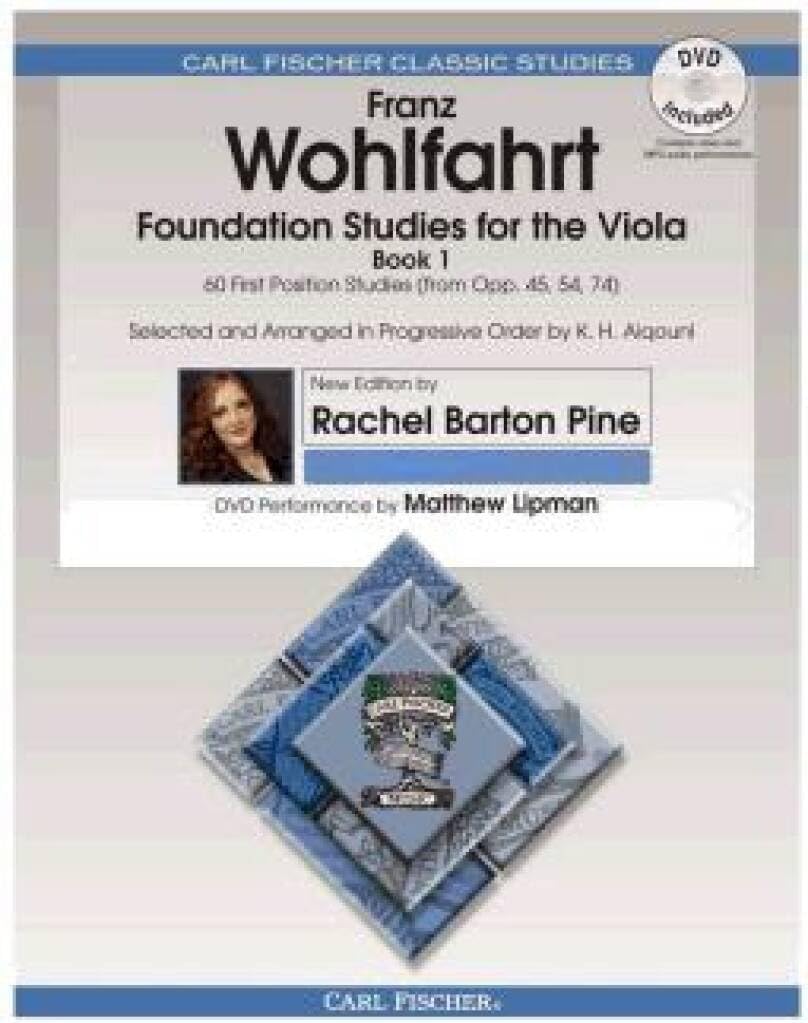 O2659X - Foundation Studies for the Viola - Book 1: 60 First Position Studies (from Op. 45, 54, 74) - Book & DVD